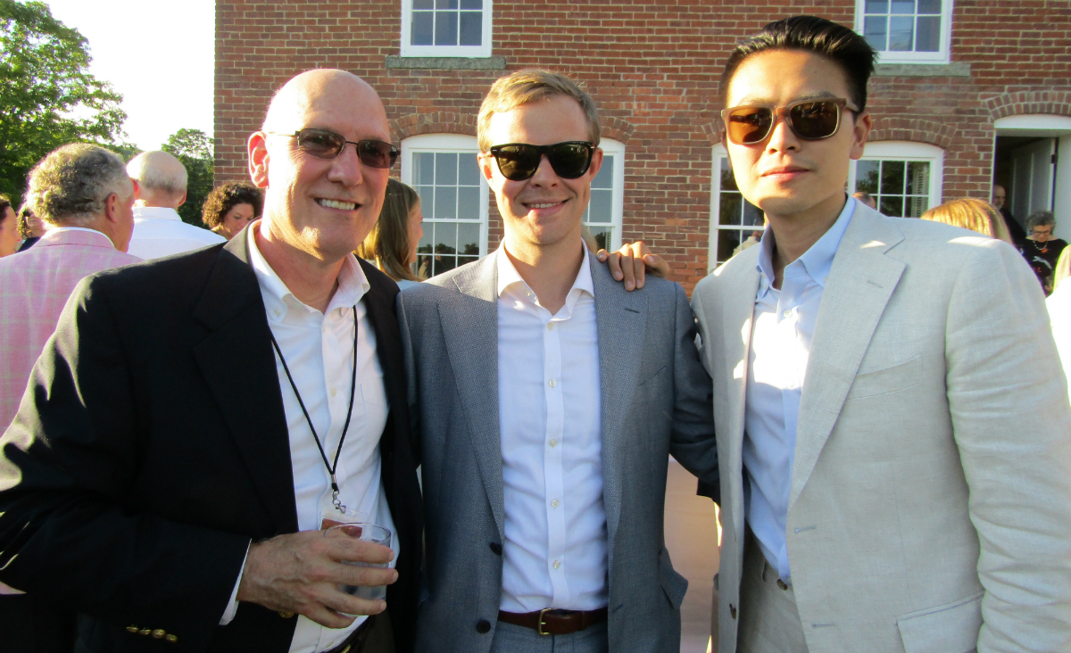 Craig Smith, HSV's director of advancement, with Doug and Steven Eshleman from New York City. Craig Smith, HSV's director of advancement, with Doug and Steven Eshleman from New York City.
