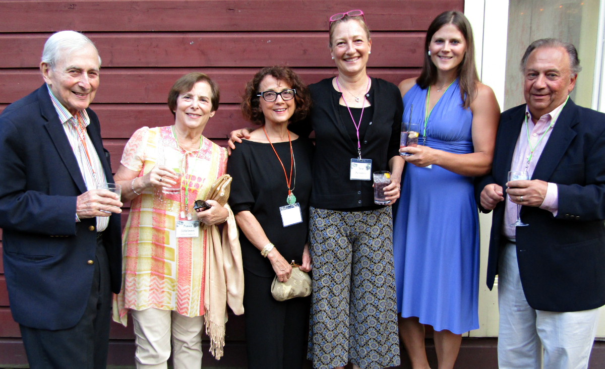 Les Friedman, Diana Gittelman, Susan Ferlauto, event volunteer Jane Bernstein, Meredith O&#39;Connor and Hank Ferlauto.