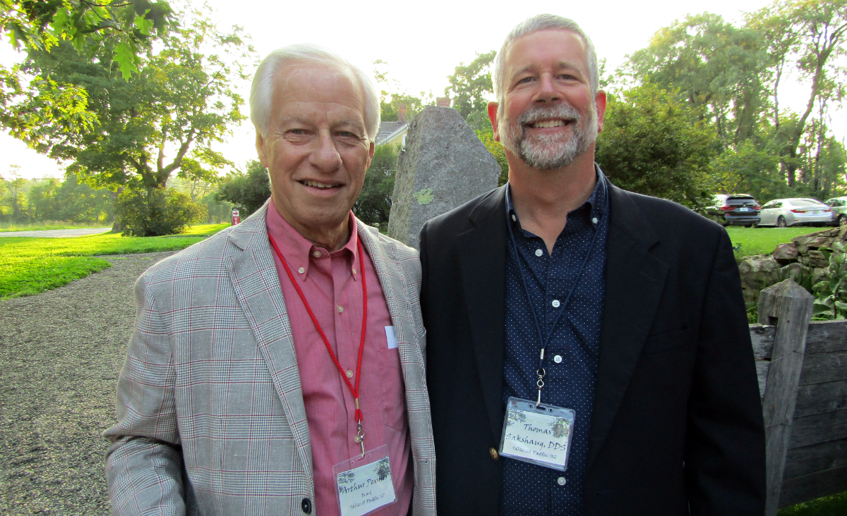 VIM Berkshires Board Chairman Art Peisner with trustee Tom Sakshaug,&nbsp;DDS.