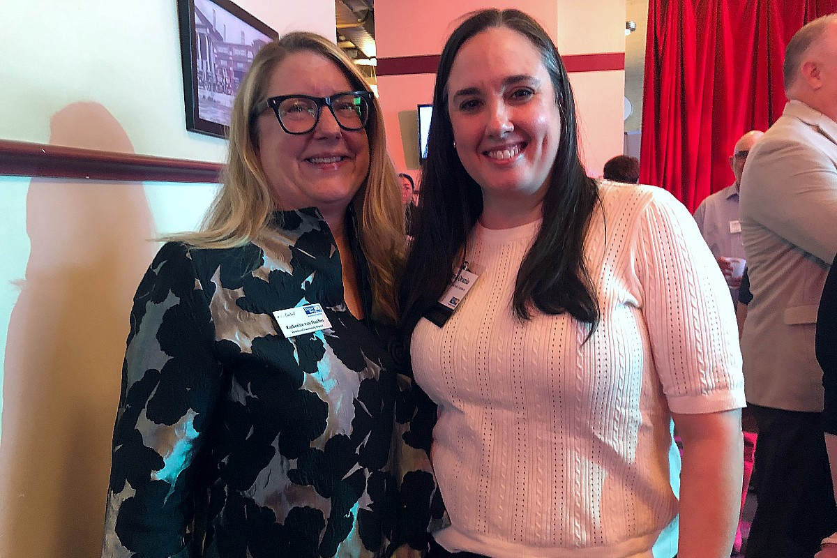 Katherine von Haefen, Director of Community Impact for Berkshire United Way, and Melissa Orazio, Program Director at Hillcrest Educational Foundation