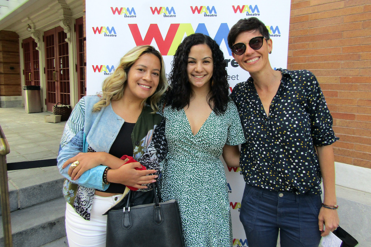 Marina from Railroad Street Youth Project, Lorena Dus from the Berkshire Immigrant Center, and Nancy from Spot On Marina from Railroad Street Youth Project, Lorena Dus from the Berkshire Immigrant Center, and Nancy from Spot On
