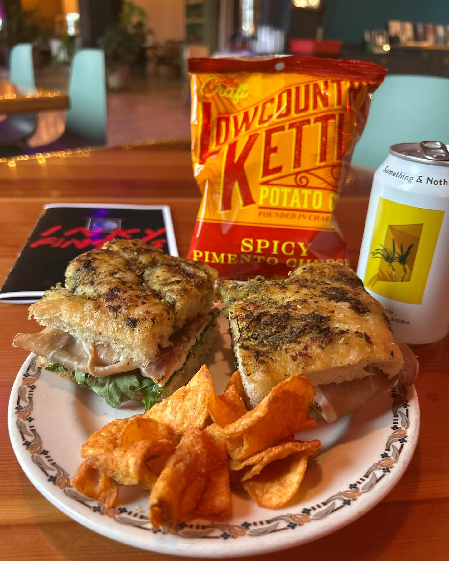 A prosciutto sandwich at Wander.