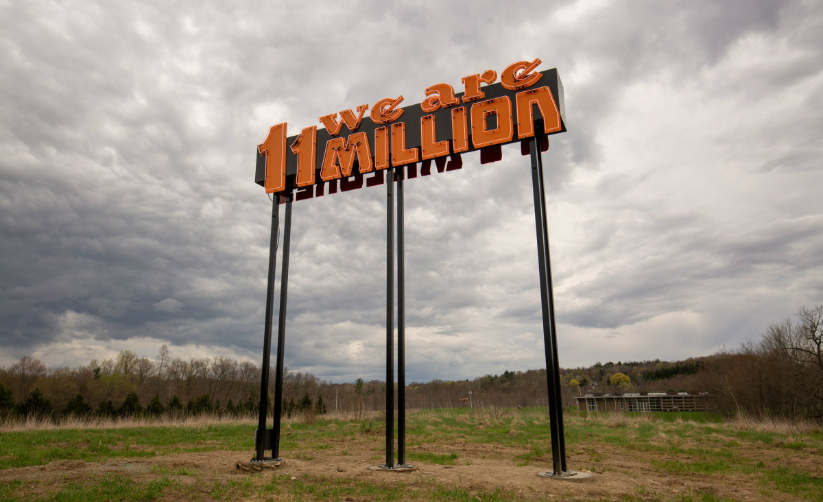 Work by Andrea Bowers at Art Omi