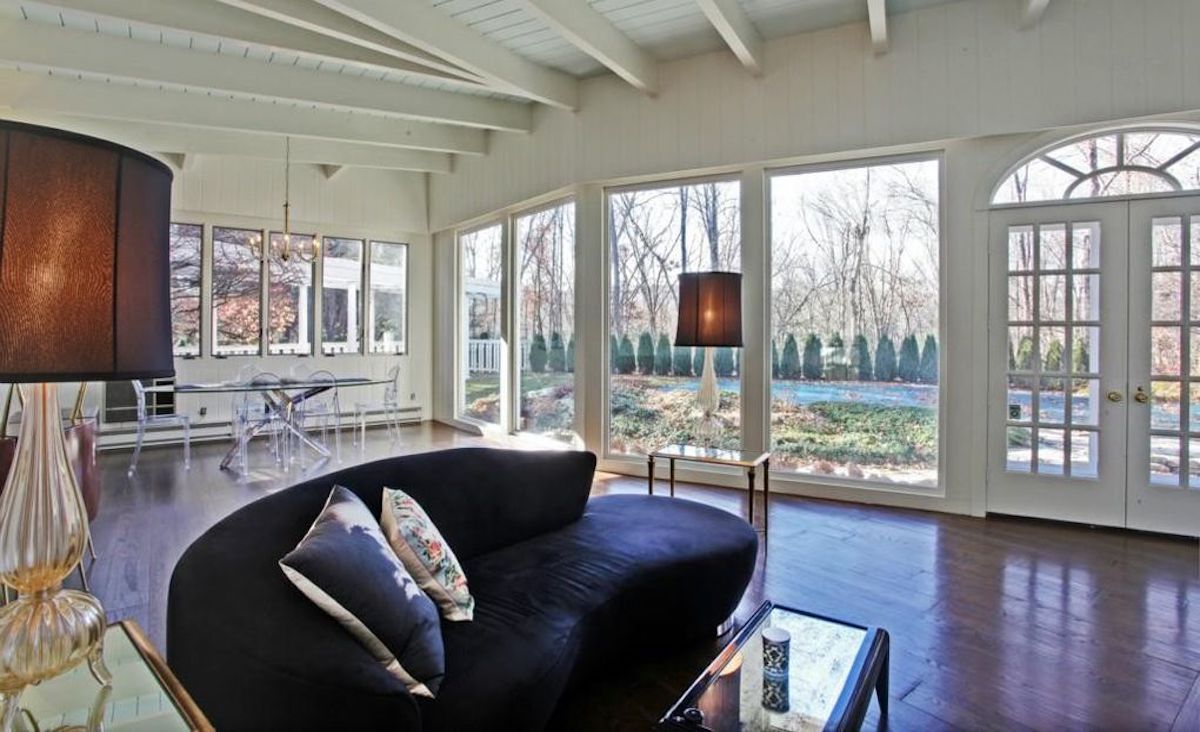 Views of the grounds from living room