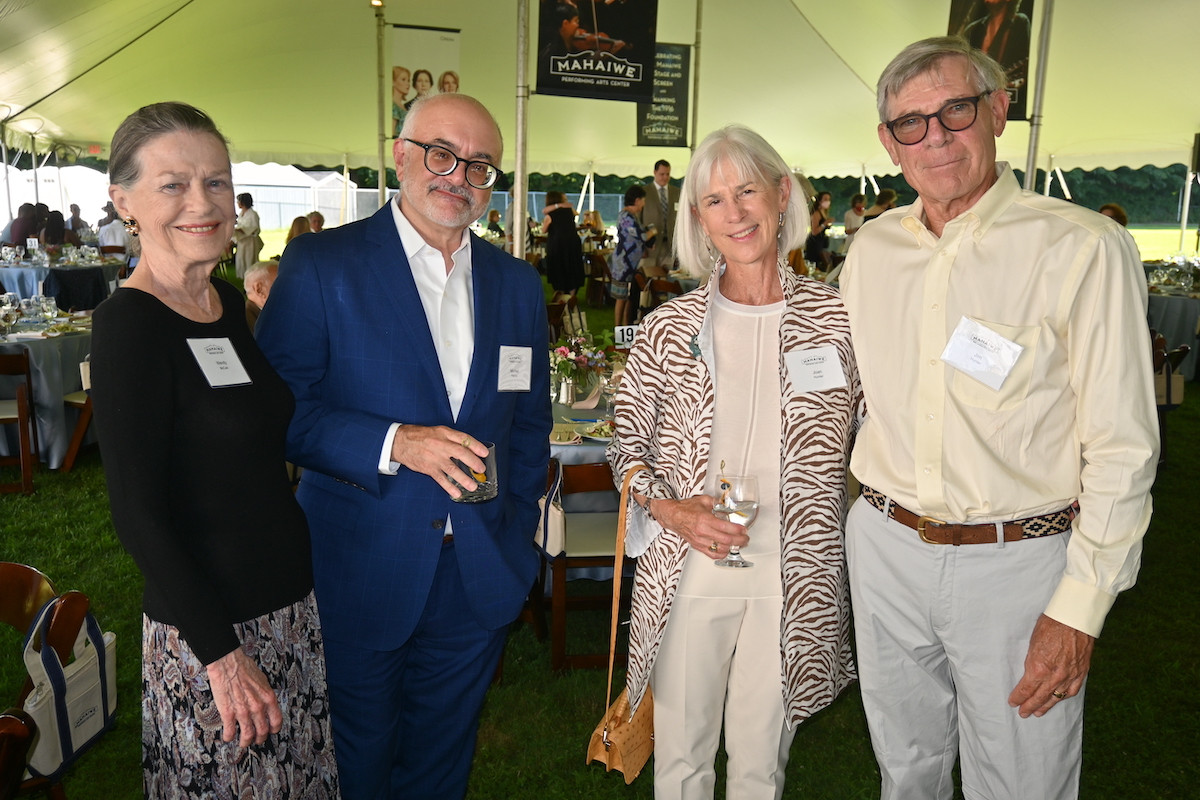 Wendy McCain and Michael Flamini, and Joan and Jim Hunter