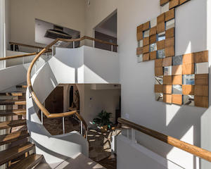 Staircase to second floor Staircase to second floor