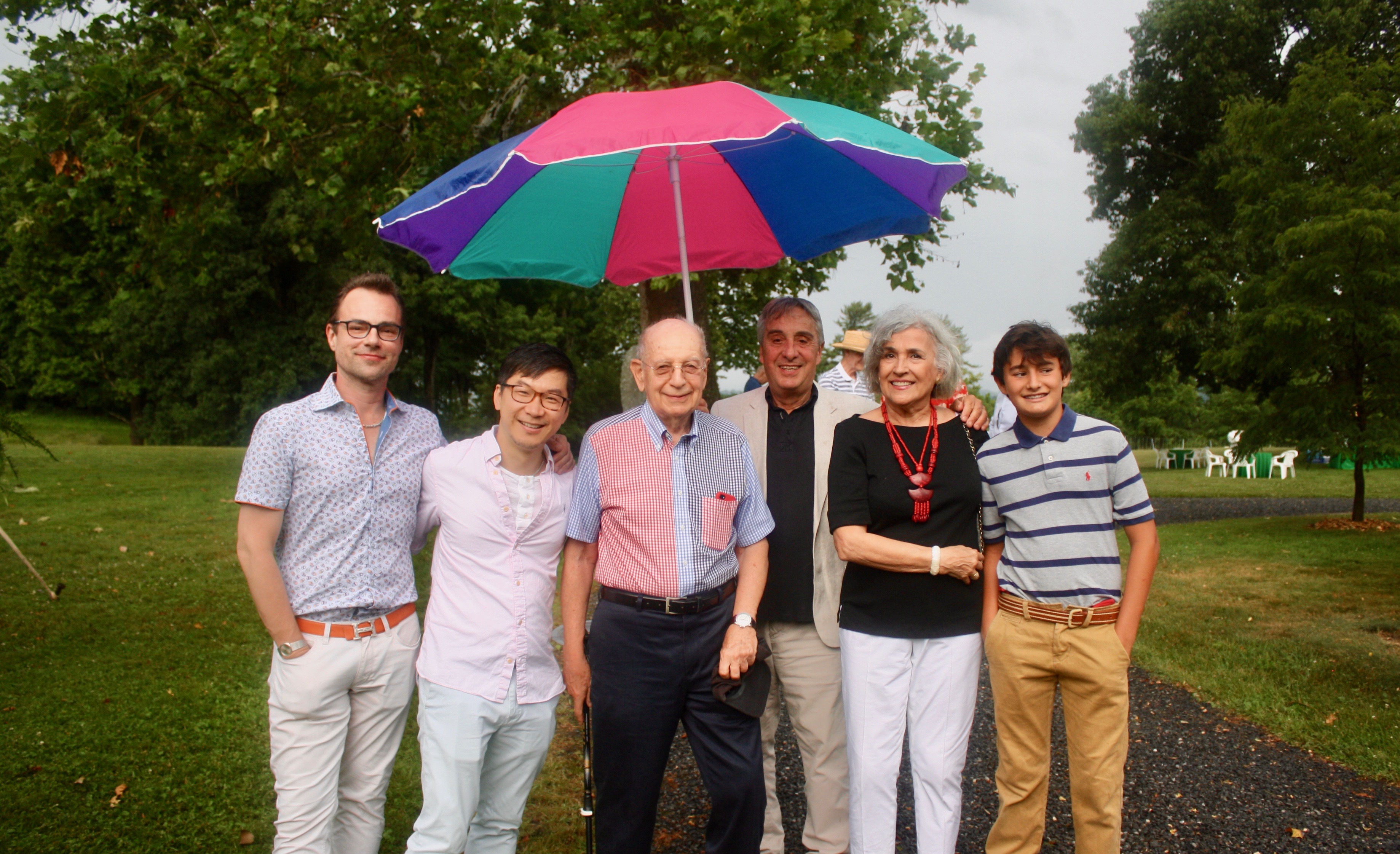 Sean Lillis, Michal Carroll, board member Phillip Carroll, artist Alex Ross, Marta Pero and Mateo Torralba. Sean Lillis, Michal Carroll, board member Phillip Carroll, artist Alex Ross, Marta Pero and Mateo Torralba.