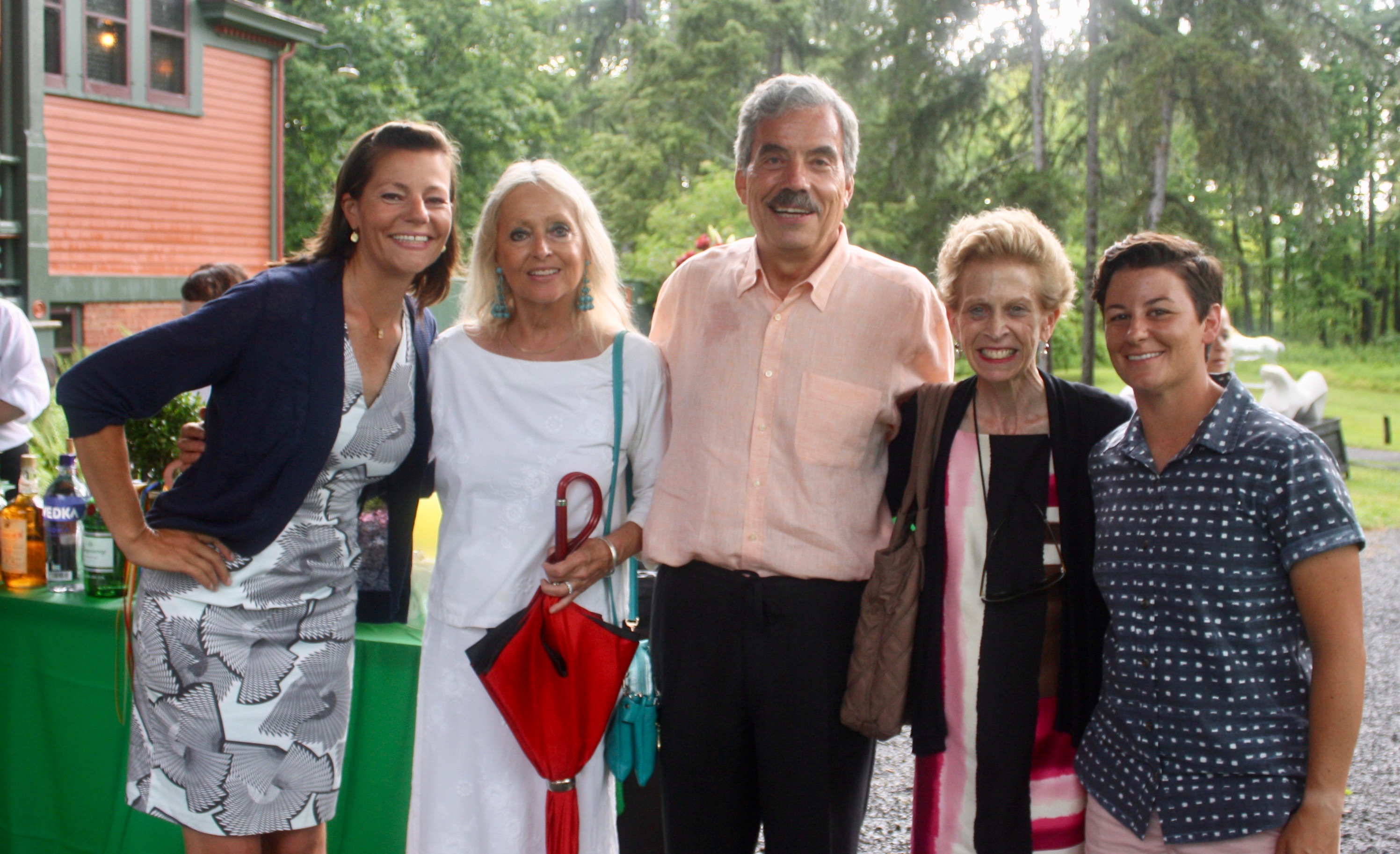 Reilly Dampeer, the evening's guests of honor Valerie and Lyell Dampeer, PR guru Robin Waxenberg and Raegan Coffey. Reilly Dampeer, the evening's guests of honor Valerie and Lyell Dampeer, PR guru Robin Waxenberg and Raegan Coffey.