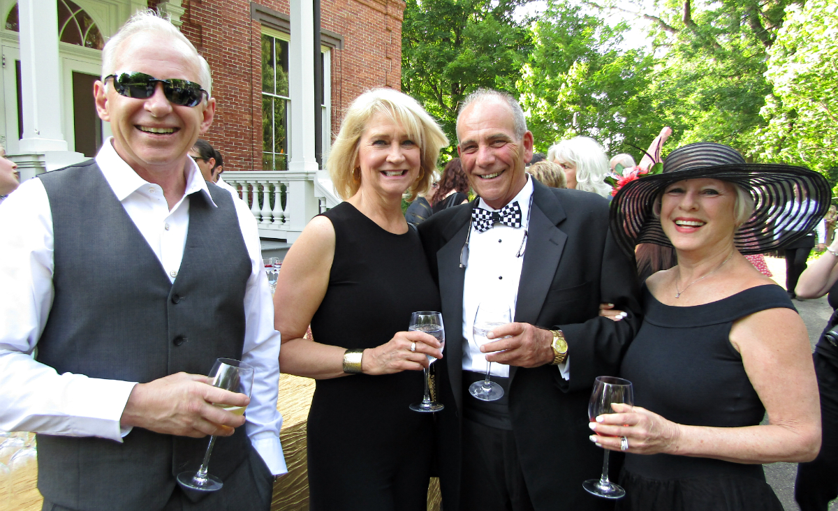 Leighton Allenby, Karen and Fred Volino, and Joyce Beymer Allenby