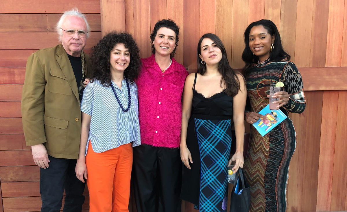 Brian Wood, Ashley Garrett, a painter; Kristen Dodge, September Gallery founder/director; Anne Bielski, painter; and Dominque Germain, September Gallery manager Brian Wood, Ashley Garrett, a painter; Kristen Dodge, September Gallery founder/director; Anne Bielski, painter; and Dominque Germain, September Gallery manager