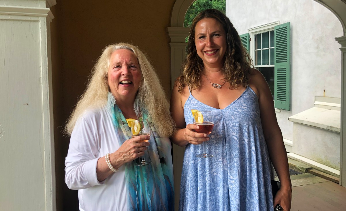 Stanley Wooley and Natalie Tyler, an artist