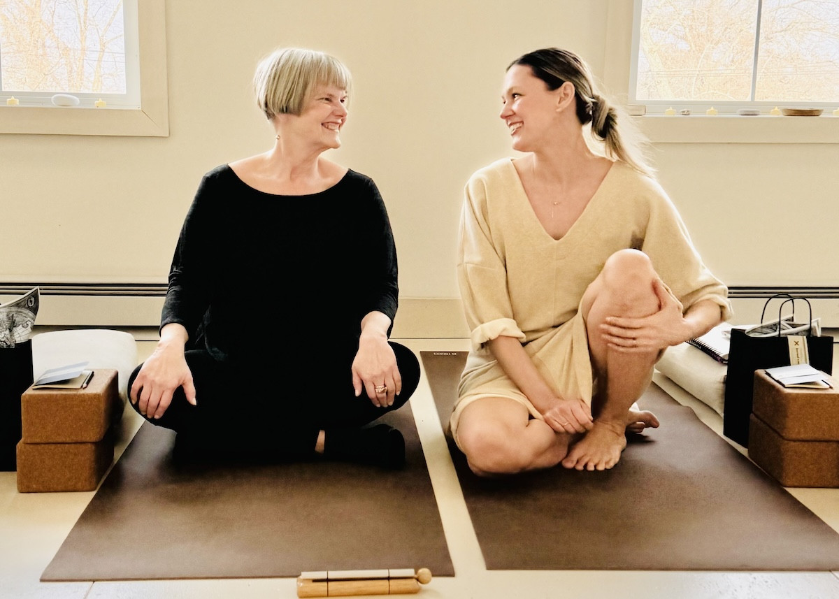 Alicia Johnson and&nbsp;Catherine&nbsp;Zack preside over a Buried Treasure workshop at Village Yoga. (Photos Provided by Alicia Johnson)