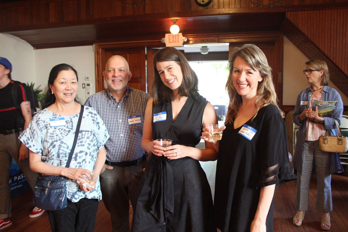 Susan Yung, a writer (and contributor to the RI magazine); Andy Kreitlor; and Hudson Hall&#39;s KC Peck and Caroline Lee