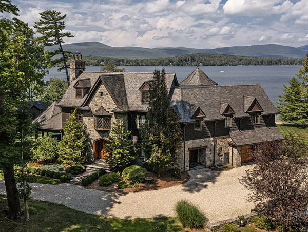 Adirondack-Inspired Castle on Twin Lakes