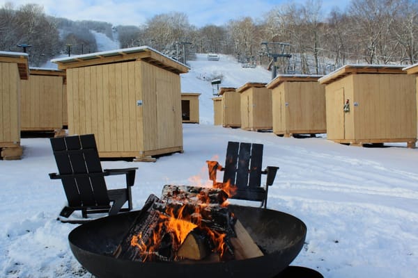Ski Cabanas, For Distancing And Warmth When The Lodge Is Off Limits