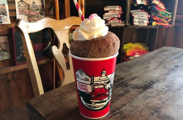 What A Difference A Donut Makes At Hogan’s Cider Mill