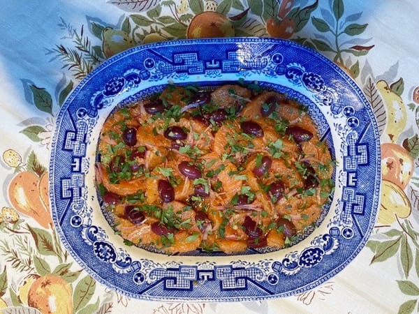 Recipe: Moroccan Orange And Black Olive Salad