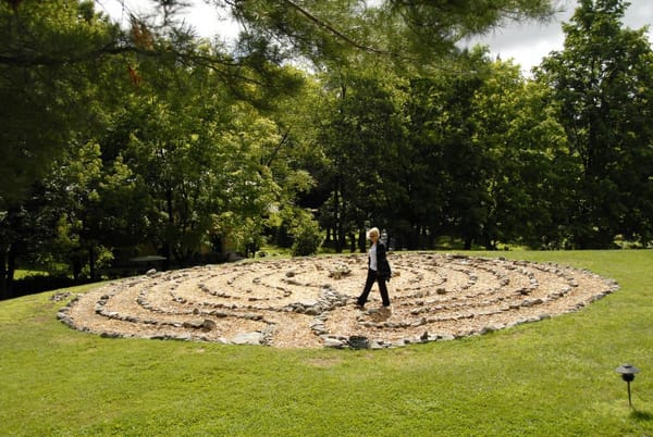 Find Your Center In A Local Labyrinth