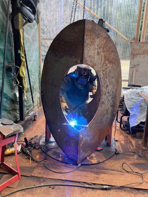 First A Forager, Then A Welder: Sculptor David Skora Transforms Discarded Steel