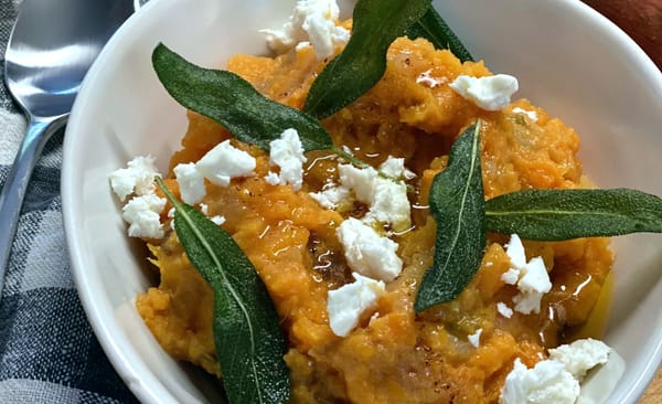 Recipe: Mashed Sweet Potato and Apple with Smoked Chili and Maple