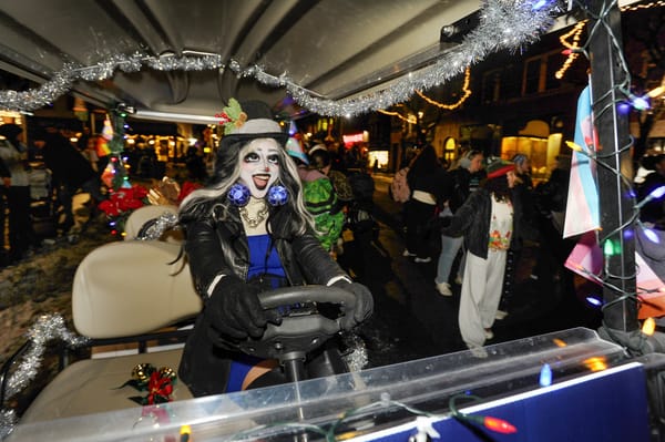 Hudson Winter Walk Comes Alive in Lights and Action
