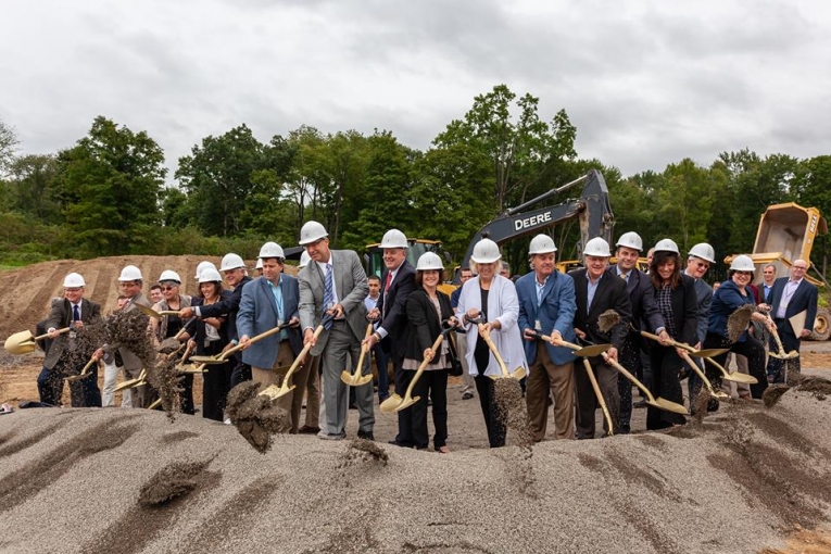 <p><strong>The&nbsp;Sept. 21 groundbreaking of the Inn at Bellefield.</strong></p>