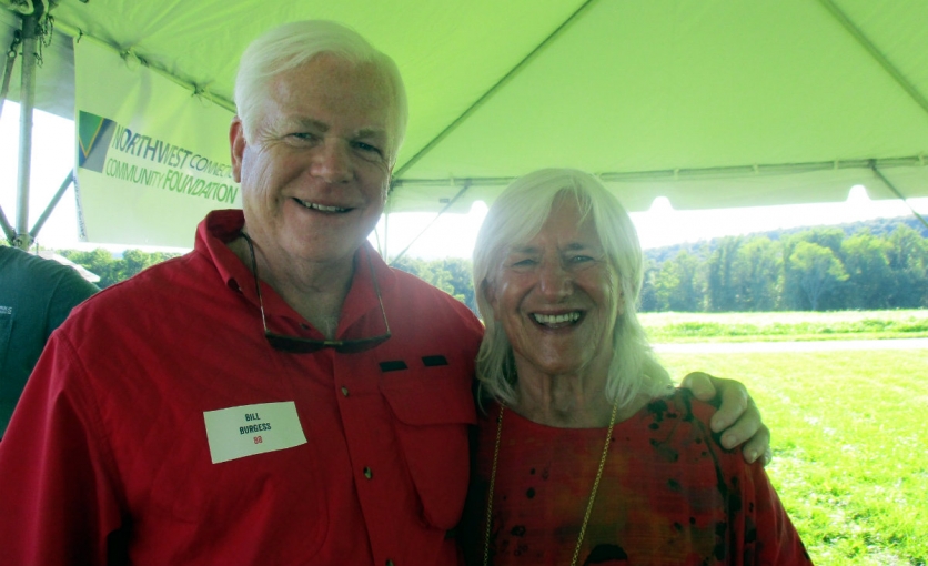 <p><strong>Bill Burgess, president of Partners for Sustainable Healthy Communities, Inc., and Mary Risley, founder of Tante Marie&rsquo;s Cooking School and Food Runners in San Francisco.</strong></p>