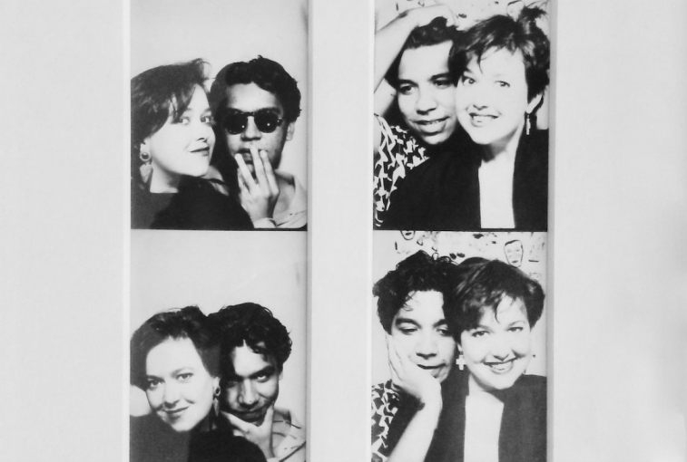 <p><strong>Carol McCranie and&nbsp;Javier Magri in a 1980s photo booth</strong></p>