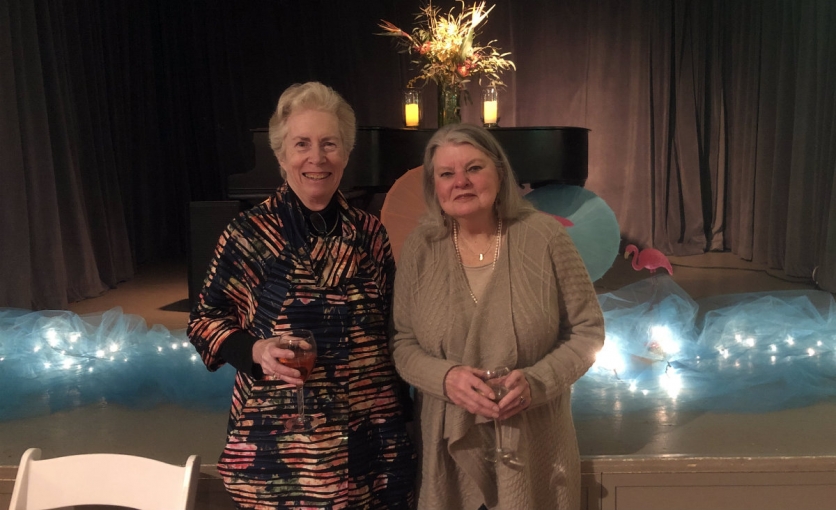 <p><strong>Revels co-chairs Anita Fiorillo and Judith Choate.</strong></p>