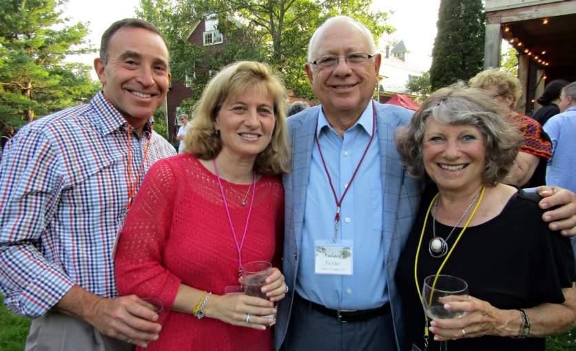 <p><strong>Rich Friedman, Nancy Goldstone, and Richard and Diane Richter.</strong></p>